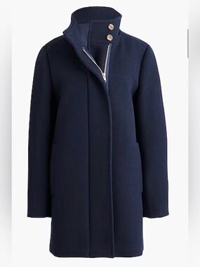 J.Crew City Coat - Navy - Never Worn - Size 4